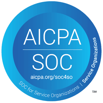 Security certification badge.